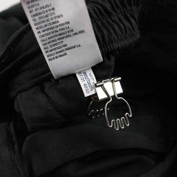 American Eagle Black Stretch Waist Mom Twill Pants Womens Sz 4 Short - Picture 11 of 12